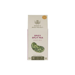 Women's Bean Project spicy split pea soup mix in recyclable packaging