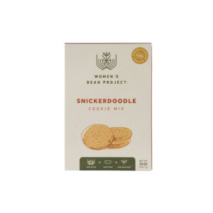 Women's Bean Project snickerdoodle cookie mix in recyclable packaging