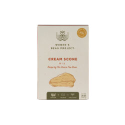 Women's Bean Project cream scone mix in recyclable packaging