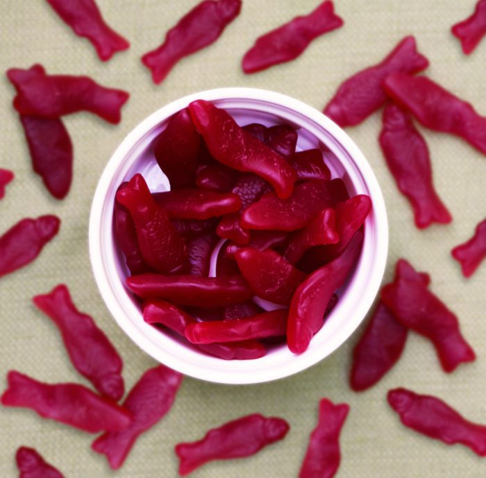 Raspberry Gummy Fish (5oz) | Women's Bean Project