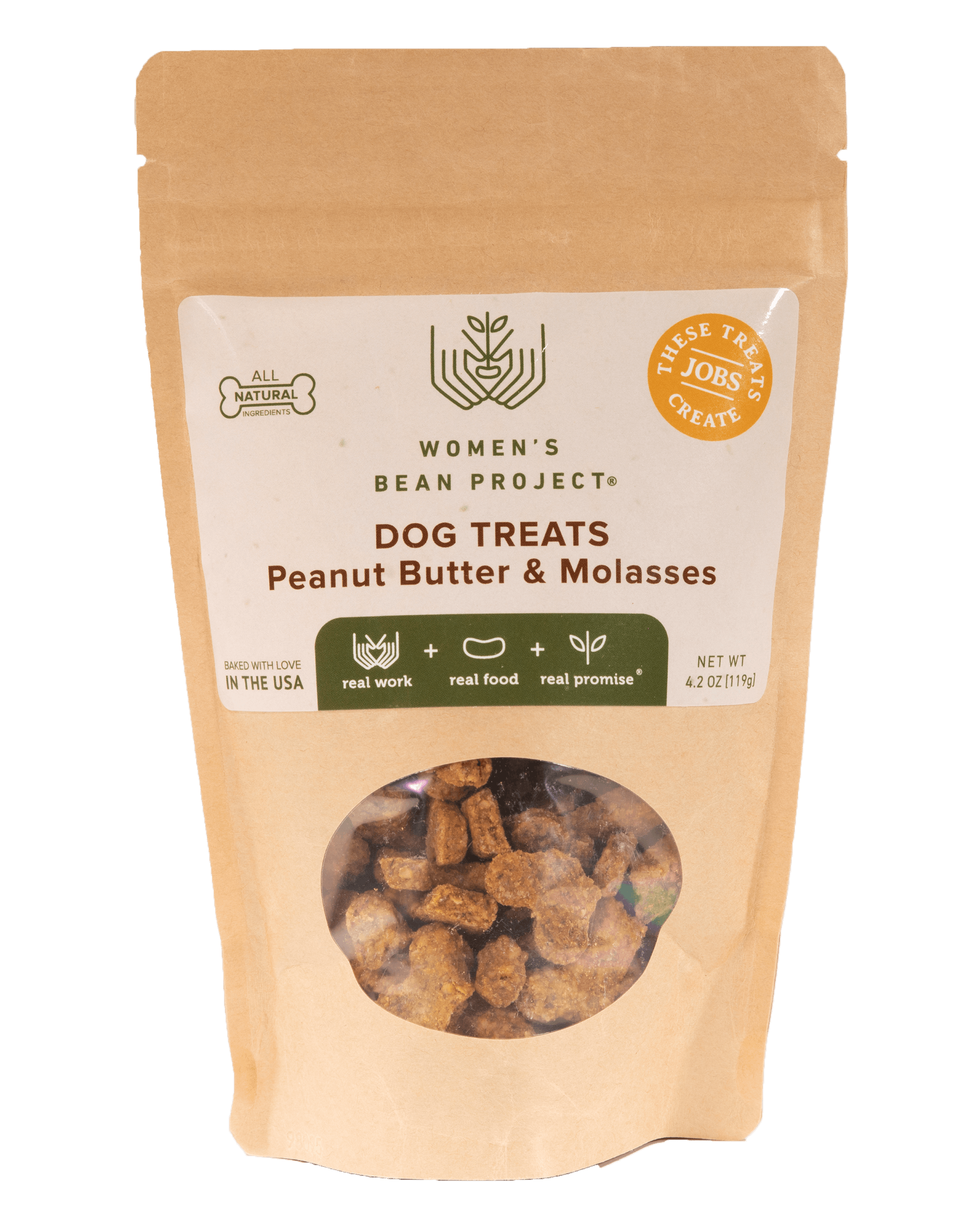 peanut butter and molasses dog treats