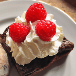 Our Friend's Blend Whole Bean Coffee enhances our Chocolate Brownie Mix.