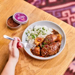 Red Curry Chicken made with Women's Bean Project Red Curry Spice Blend