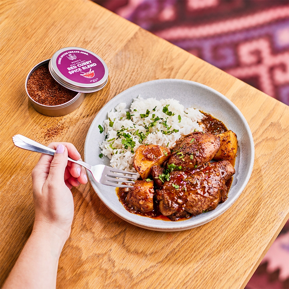 Red Curry Chicken Recipe | Women's Bean Project