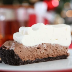 French Silk Pie using WBP Friend's Blend Whole Bean Coffee.