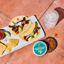 Portobello Tacos using Women's Bean Project Southwest Salsa Spice Blend