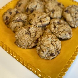 Cowboy Cookies made with Women's Bean Project Chocolate Chip Oatmeal Cookie Mix