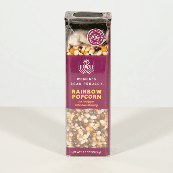 Rainbow Popcorn with Pink Himalayan Salt & Black Pepper Seasoning